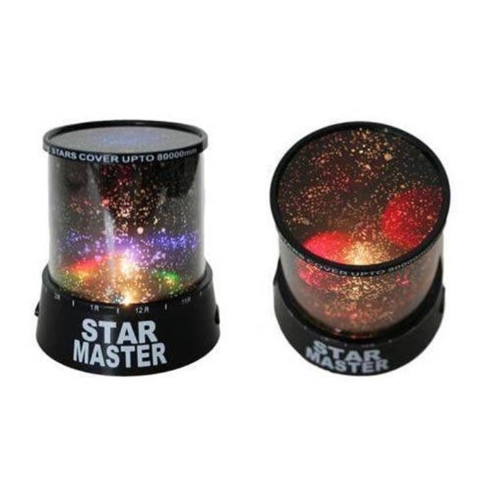 ® Star Master Pilli Projeksiyon Oda Gece Lambası USB Kablo YOK