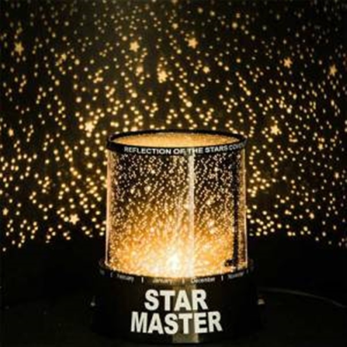 ® Star Master Pilli Projeksiyon Oda Gece Lambası USB Kablo YOK