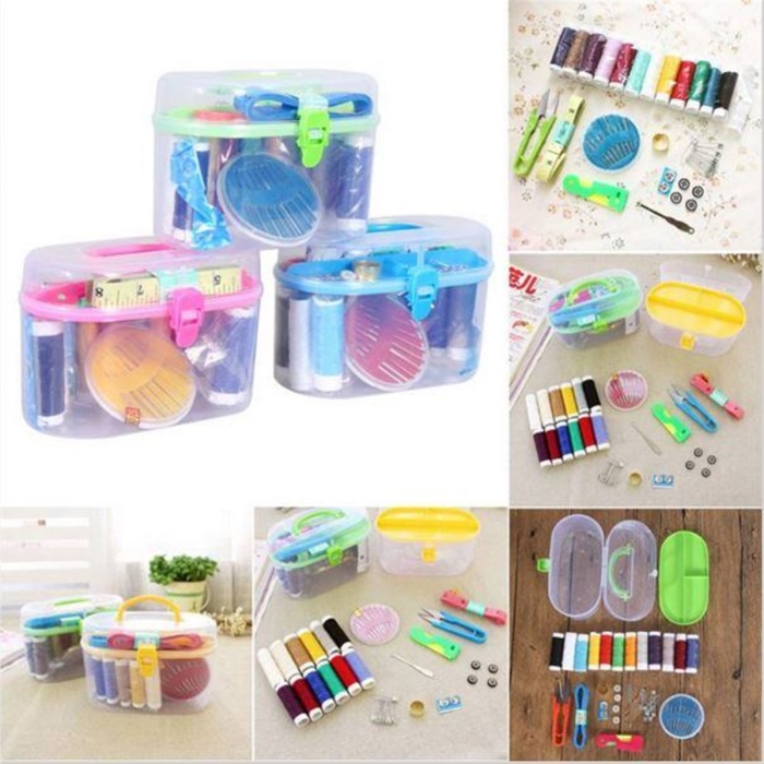 Özel Kutulu 40 Parça Mini Dikiş Seti