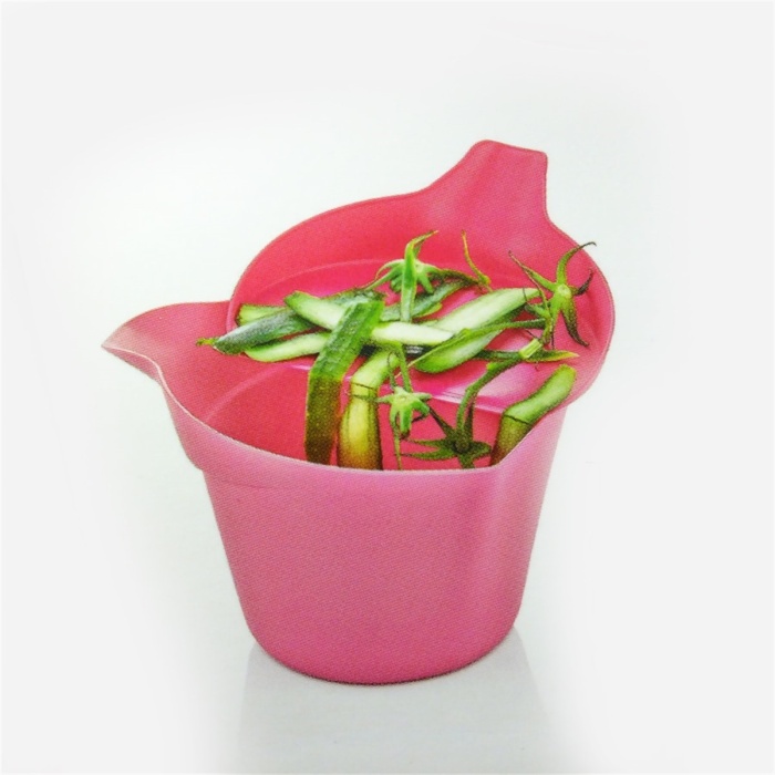 ® Faraşlı Ofis Tezgah Üstü Mutfak Kesim Panolu Çöp Kovası