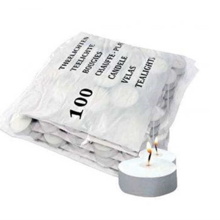 Biyomak® Daire Model Tealight Mum 100 adet