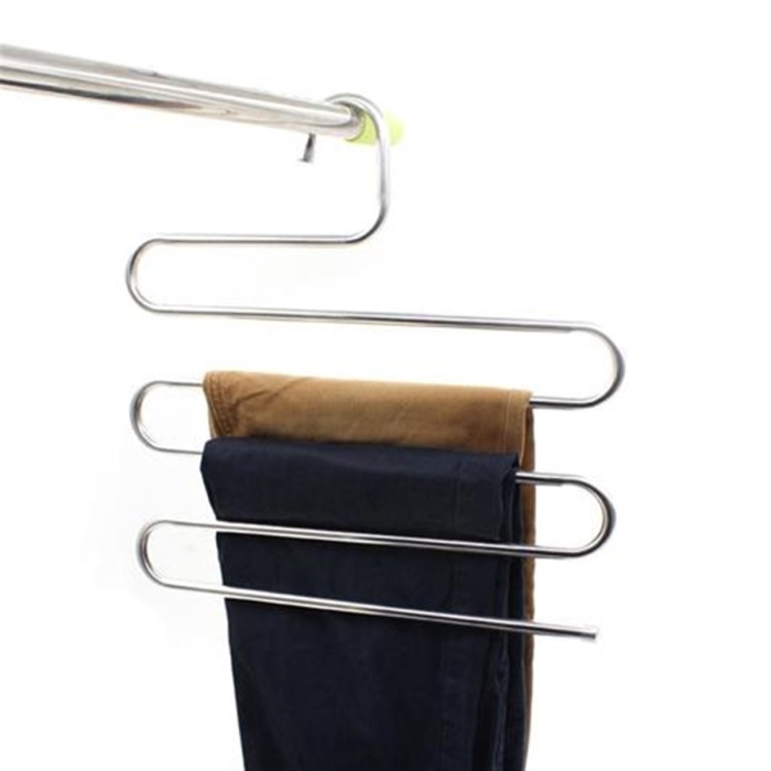 Askı 5 Katlı Metal Pantolon Bluz Elbise Eşarp Askısı