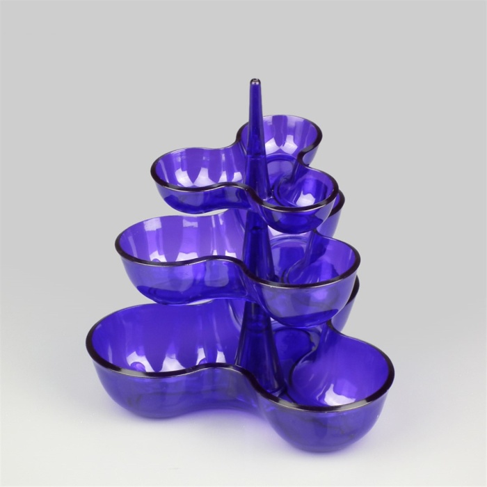 Demonte 3 Katlı 6 Parça Masaüstü Plastik Takı Bilezik Rafı