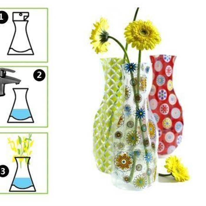 Esnek Plastik Katlanabilir Vazo