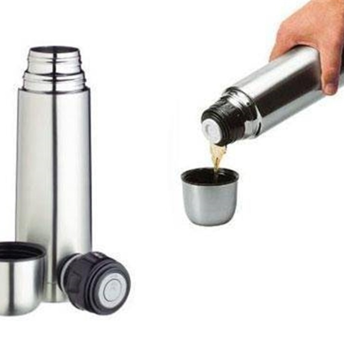 Paslanmaz Çelik Mermi Termos Bardak Özellikli Kapak 350 ML
