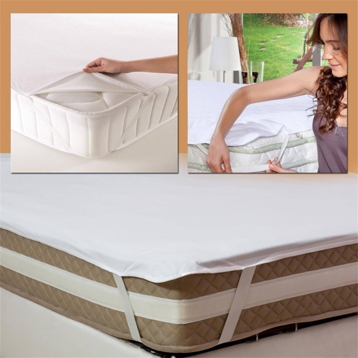 Sıvı Geçirmez Çocuk Bebek Alezi 140cmx70cm Beyaz