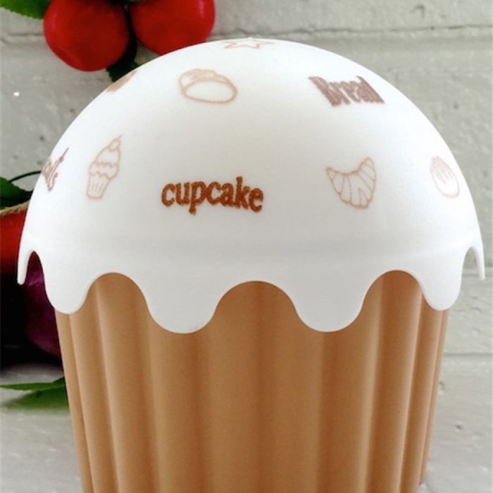 Cupcake Görünümlü Saklama Kabı 1200 ML