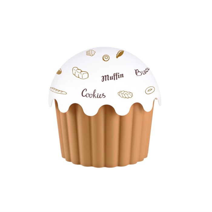 Cupcake Görünümlü Saklama Kabı 1200 ML