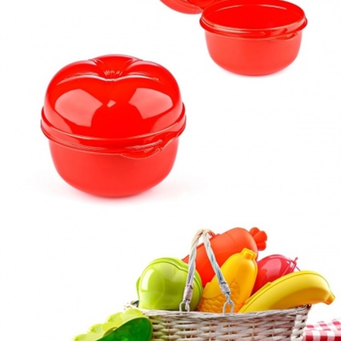 Domates Şeklinde Saklama Kabı 600 ML