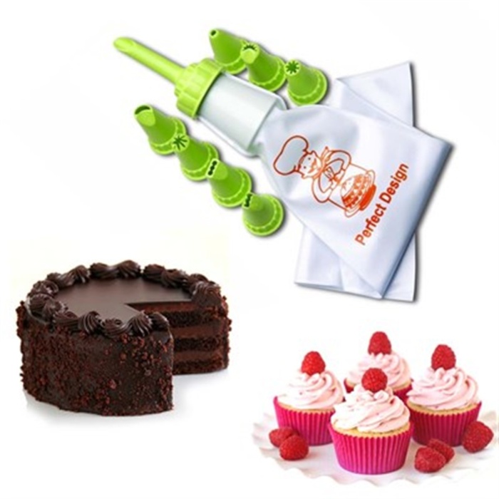 ® Krema Sıkma Torbası 8 Adet Dekor Ucu