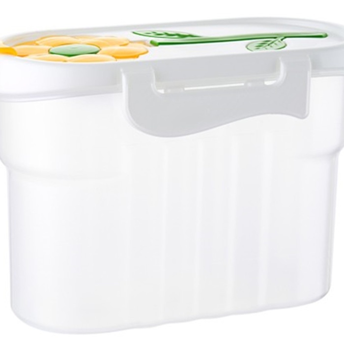 Biyomak® Papatya Kapaklı Erzak Bakliyat Saklama Kabı 1,2 Litre