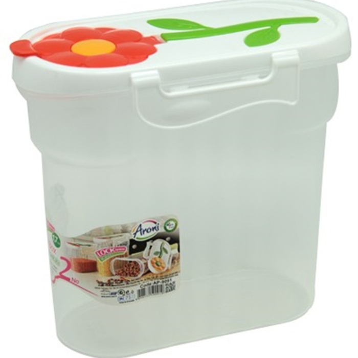 Biyomak® Papatya Kapaklı Erzak Bakliyat Saklama Kabı 17 Litre