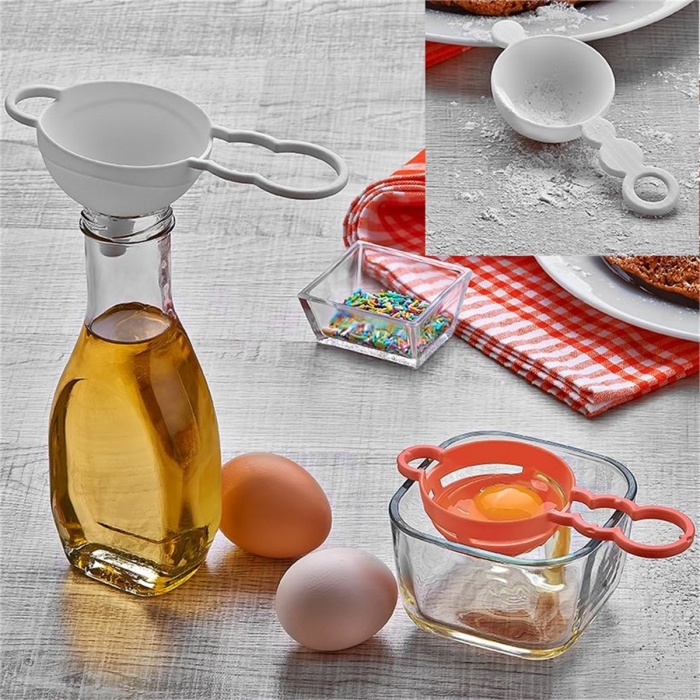 Biyomak® Trio Üçlü Huni Pasta Süsleme Seti