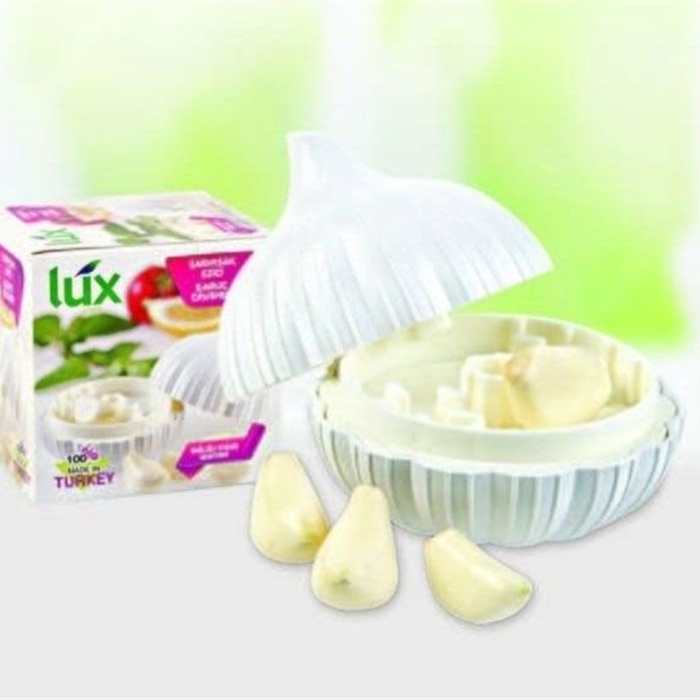 Biyomak® Sarımsak Şeklinde Plastik Sarımsak Ezici Rondo ve Saklama Kabı