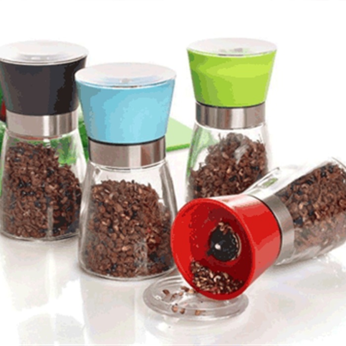 Cam Baharat Tuz Karabiber Değirmen Öğütücü