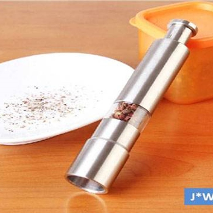 Biyomak® Paslanmaz Çelik Basmalı Kahve Baharat Değirmeni