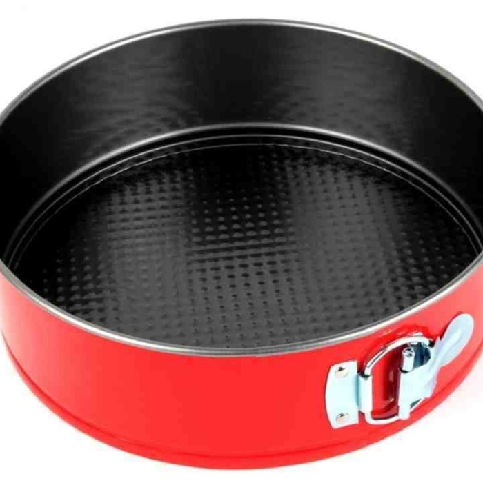 3 Parça Metal Kelepçeli Kek Kalıbı Seti Kalp Yuvarlak Kare