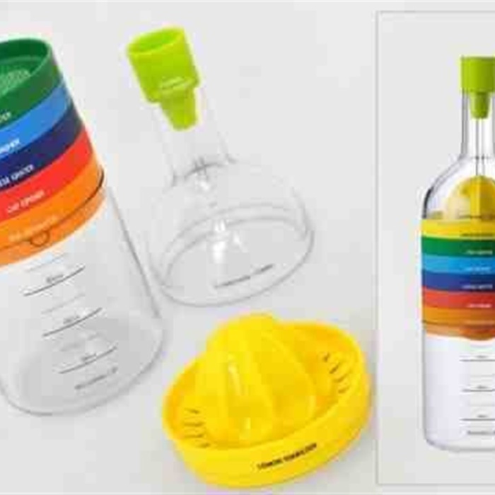 Biyomak® 8 Bin Tools Şişe Şeklinde Mutfak Seti 8 Parça