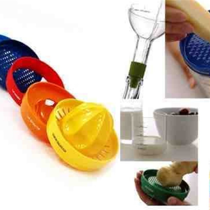 Biyomak® 8 Bin Tools Şişe Şeklinde Mutfak Seti 8 Parça