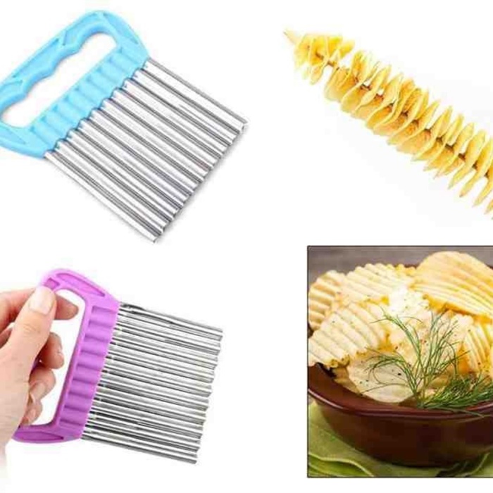 Biyomak® Chips Chopper Şekilli Sebze Meyve Dilimleyici