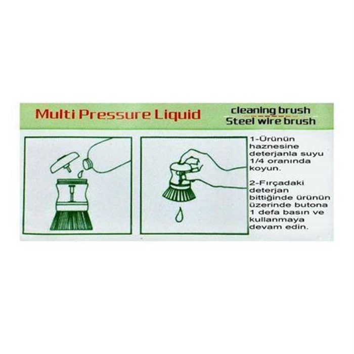 Deterjan Hazneli Bulaşık Fırçası