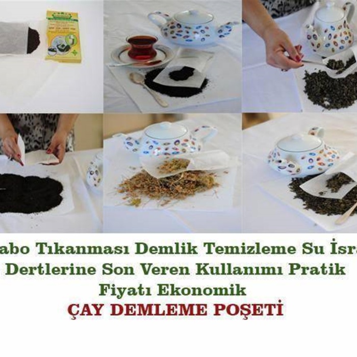 Ev Tipi Kağıt Çay Demleme Poşeti 25 li Paket