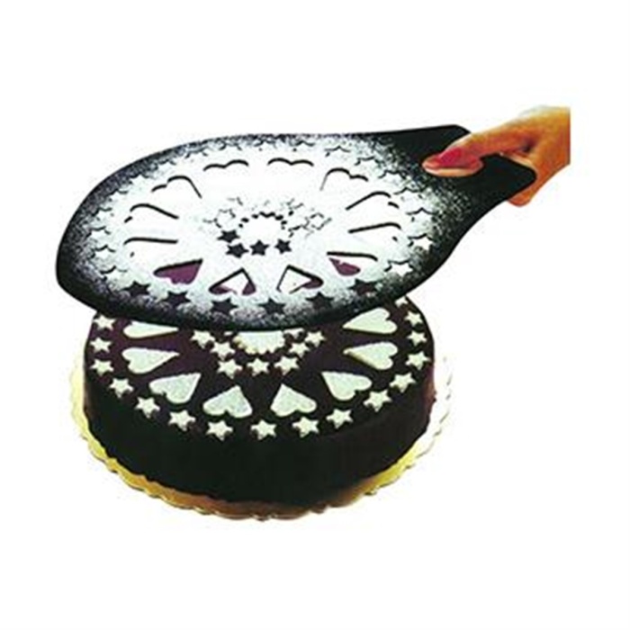 Biyomak® Kek Pasta Süsleme Şablonu Taşıyıcı