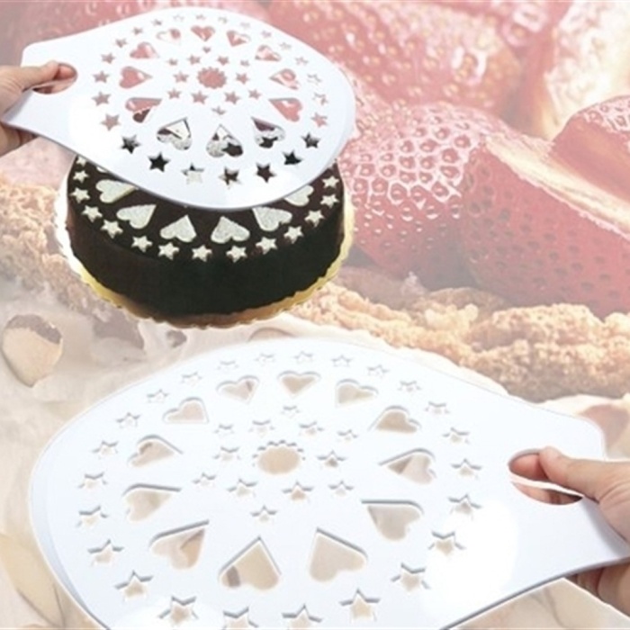 Biyomak® Kek Pasta Süsleme Şablonu Taşıyıcı