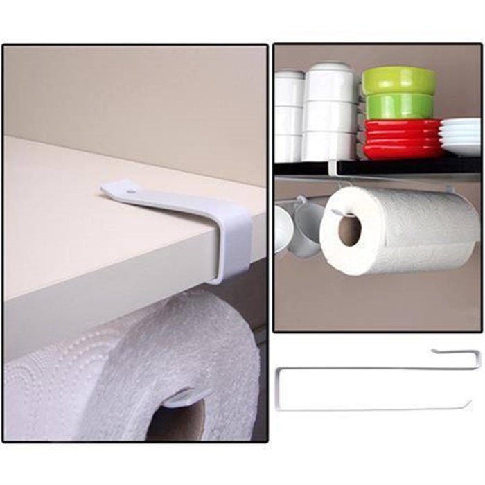 Metal 2 Cm Kalınlık Raf Altı Kağıt Havlu Fincan Askılığı