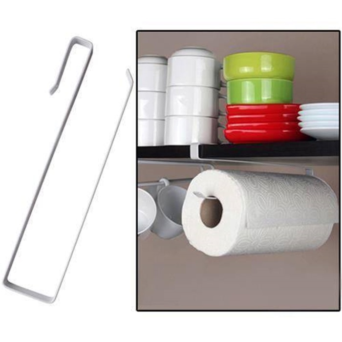 Metal 2 Cm Kalınlık Raf Altı Kağıt Havlu Fincan Askılığı
