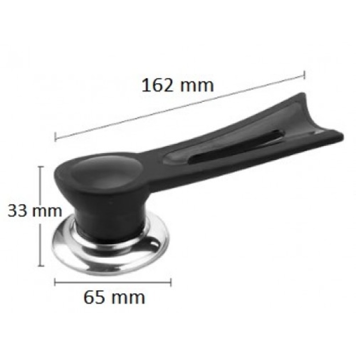 Evrensel Dikey Tasarım Tencere Kapak Kulp Kol 162*33*65 mm