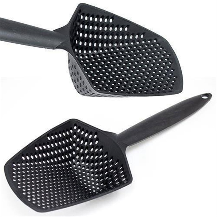 Renkli Süzgeç Makarna Salata Kepçe Kedi Kum Kürek