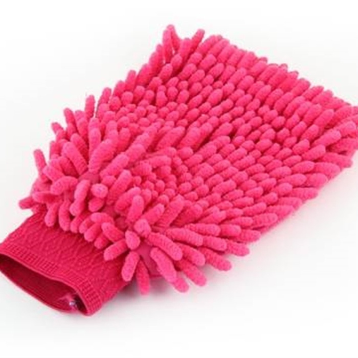 Mikrofiber Çift Taraflı Küçük Makarna Temizlik Eldiven 17 X 14 cm