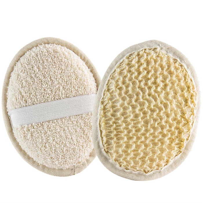 ® Yeni Ürün Tutma Lastikli Yüz Vücut Temizleme Lifi