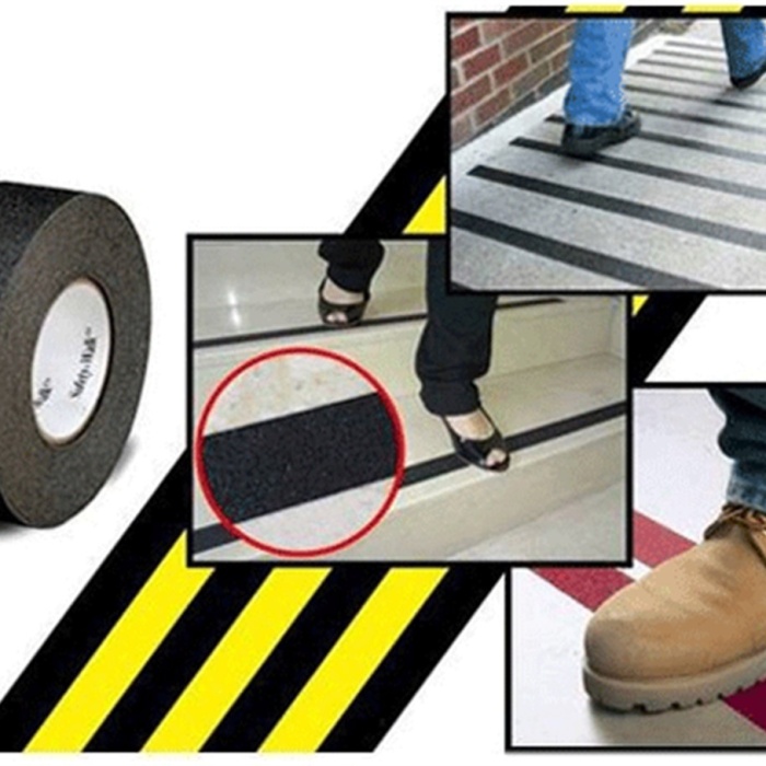 Biyomak® Merdiven Ucu Zemin Kaydırmaz Rulo Bant 25 mm x 5 m