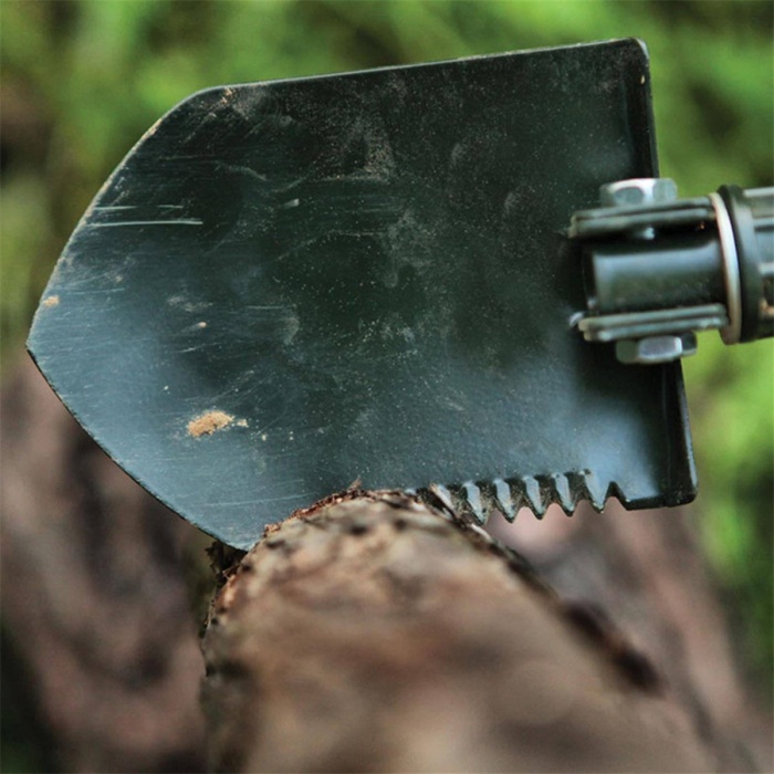 Katlanabilir Pusulalı Kamp Küreği