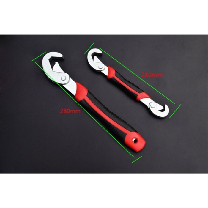 Biyomak® Akıllı İngiliz Anahtarı Kurbağacık Pense Takım 2 Li Set