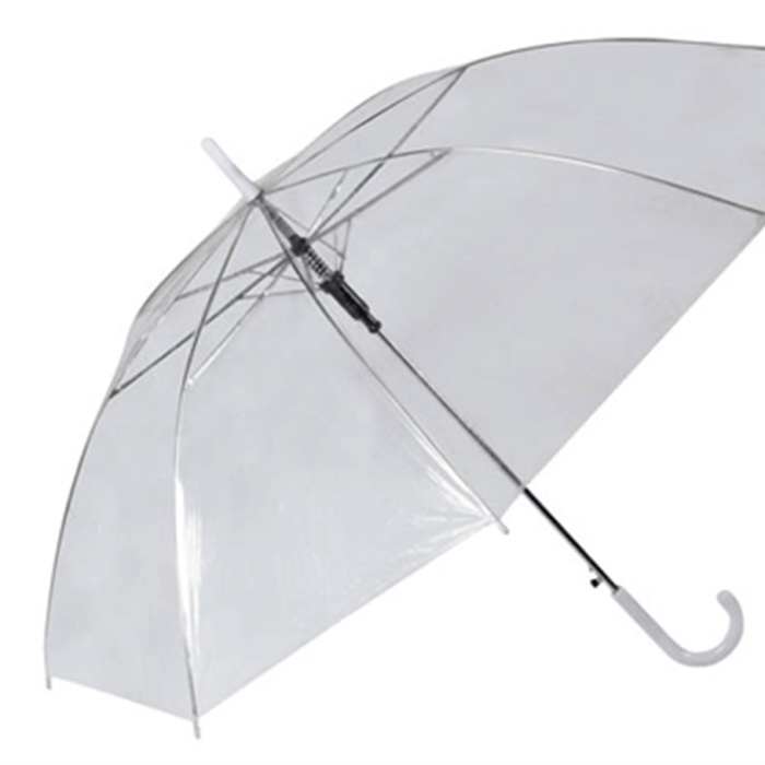 Yağmur Sokak Yürüme Şeffaf Şemsiye