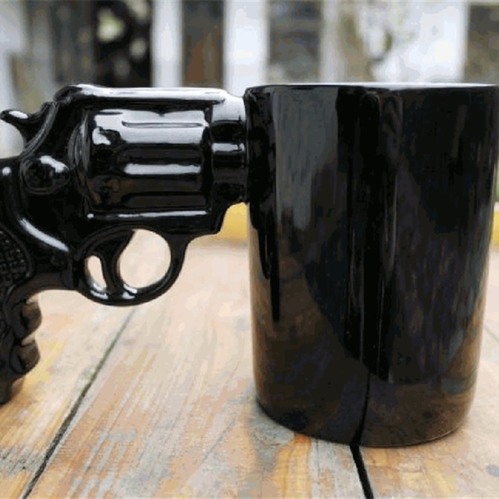 Nostaljik Tabanca Silah Kulp Kupa Bardak Ofis Masaüstü