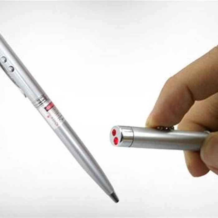 Biyomak® Lazerli Led Işıklı Tükenmez Kalem