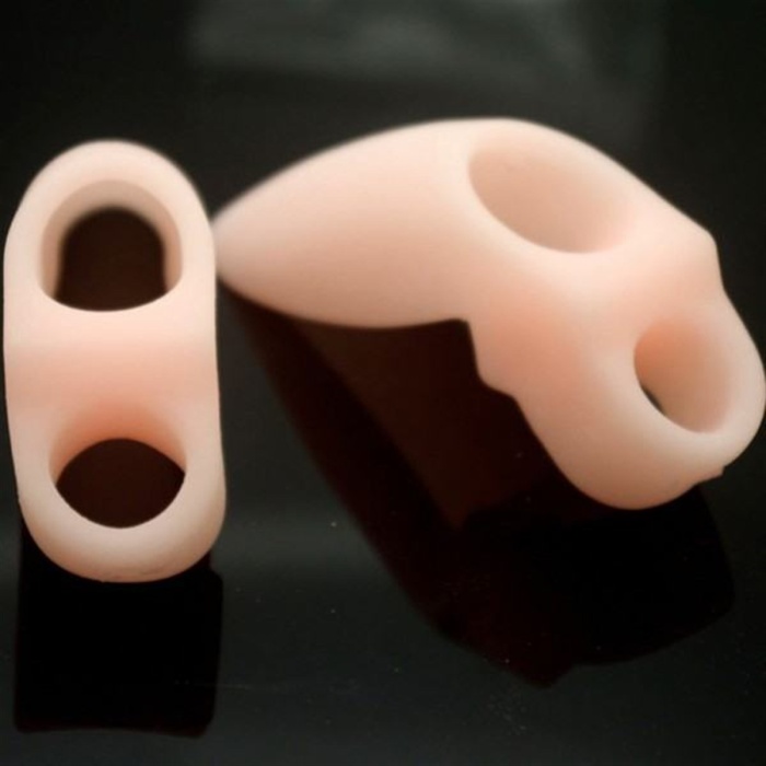 Makaralı 2 Parmağa Geçen Ayak Bunyon Koruyucu BEYAZ 1 Çift