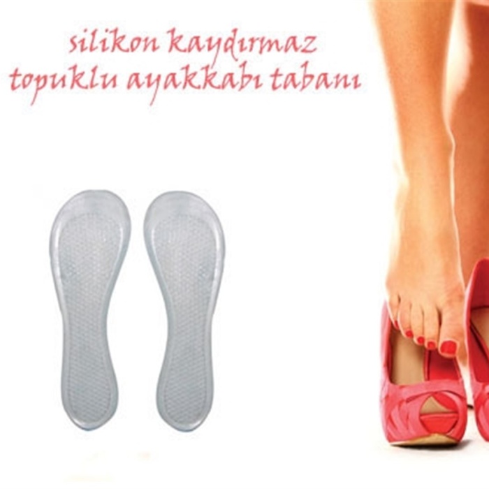 Silikon Kaydırmaz Tamboy Topuklu Ayakkabı Tabanı