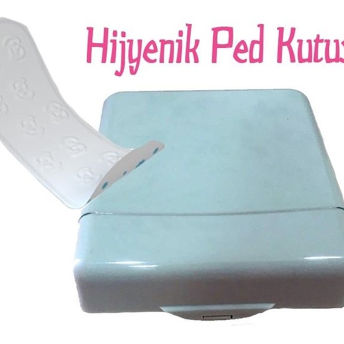 Hijyenik Plastik Kilit Kapaklı Ped Kutusu