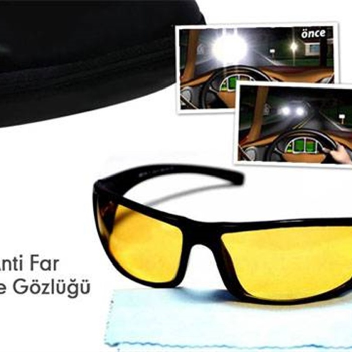 Anti Far Plastik Çerçeveli Gece Görüş Gözlüğü