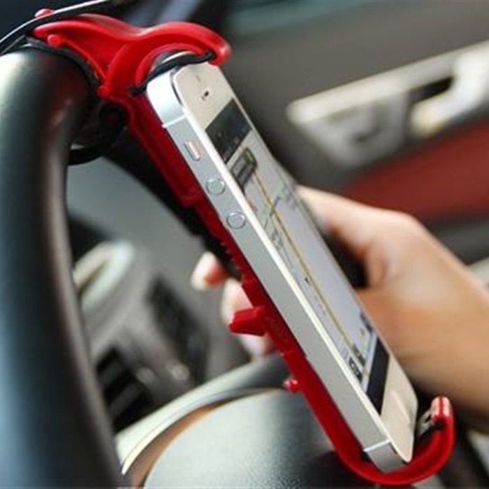 Kelepçeli Yükseklik Ayarlı Direksiyon Arası Telefon Sabitleyici