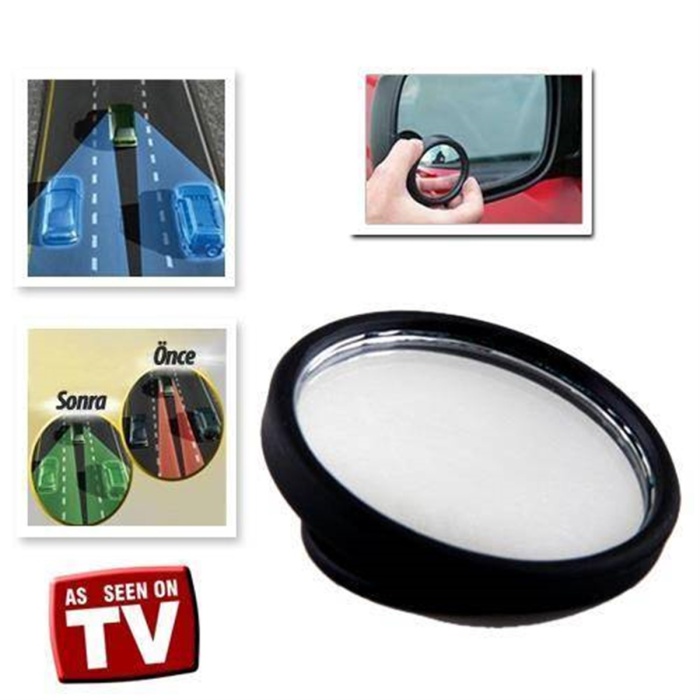 Ayarlanabilir 360 Derece Dönen Kör Nokta Ayna Seti 2 Adet