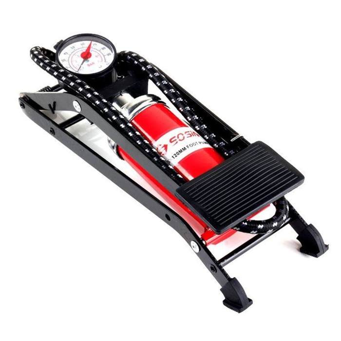 Basınç Göstergeli Büyük Boy Ayak Kalın Pistonlu Pompası