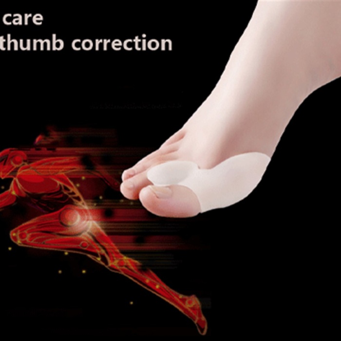 Bunion Kemik Koruyucu Makaralı Baş Parmak BEYAZ 2 li