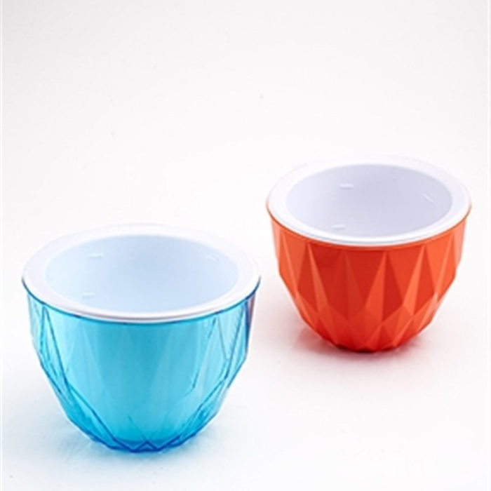 Şık Dekoratif Prizma Model Saksı Orta Boy 1 Adet