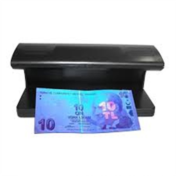 Mavi Ultraviole Işıklı Elektrikli Para Kontrol Dedektörü